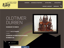 Tablet Screenshot of oldtimerdurben.de